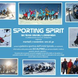 Presentazione attività di sci alpino