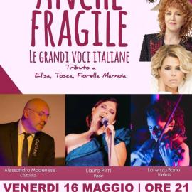 ANCHE FRAGILE - LE GRANDI VOCI ITALIANE - TEATRO PARROCCHIALE SAN GIOVANNI BOSCO - MOZZECANE