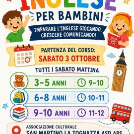 Corso di inglese per bambini