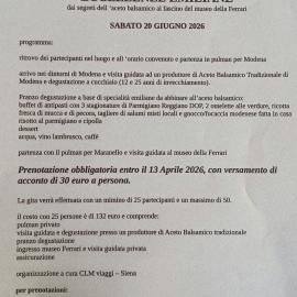 Motori e Sapori Eccellenze Emiliane