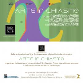La Galleria Accademica presenta la I Edizione della mostra collettiva: Arte in chiasmo