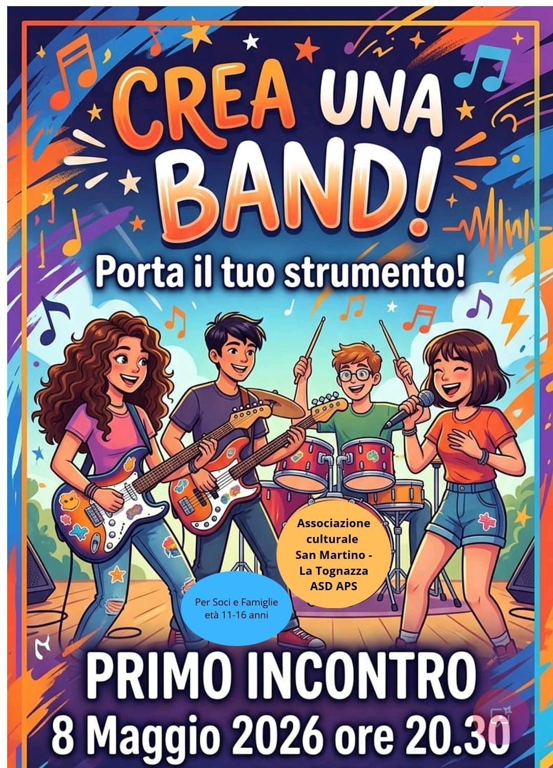 Crea la tua band!
