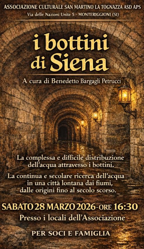 Presentazione sui bottini di Siena 28/03
