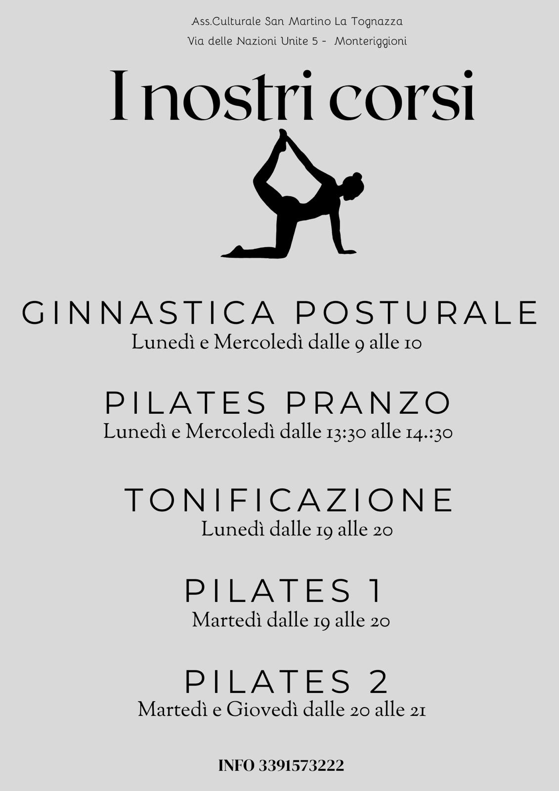 I nostri corsi di ginnastica