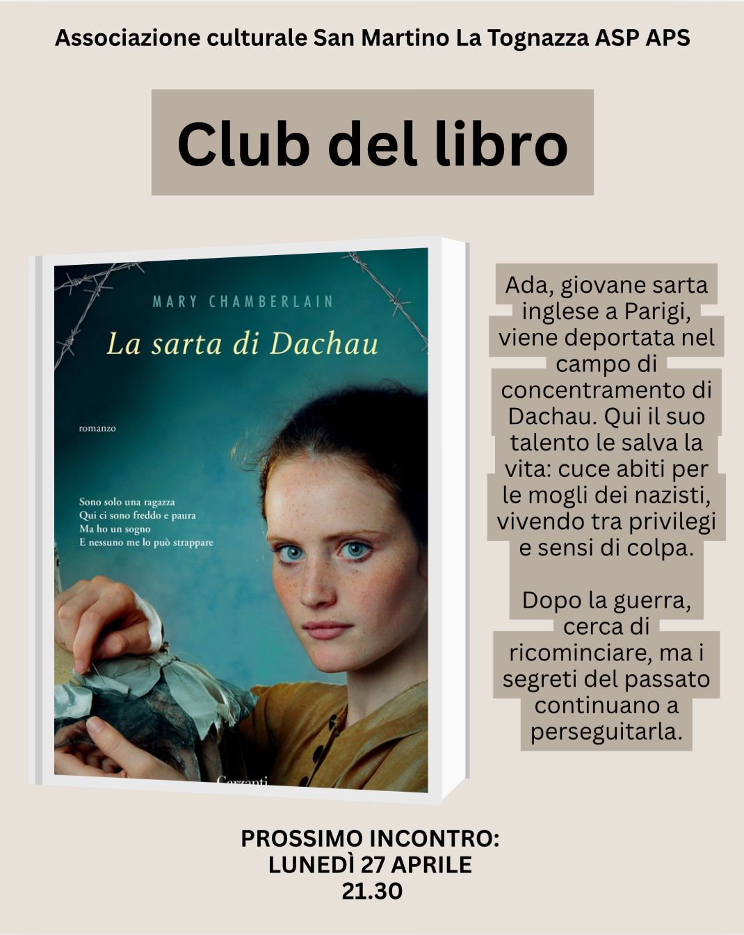Nuovo appuntamento con il nostro club del libro