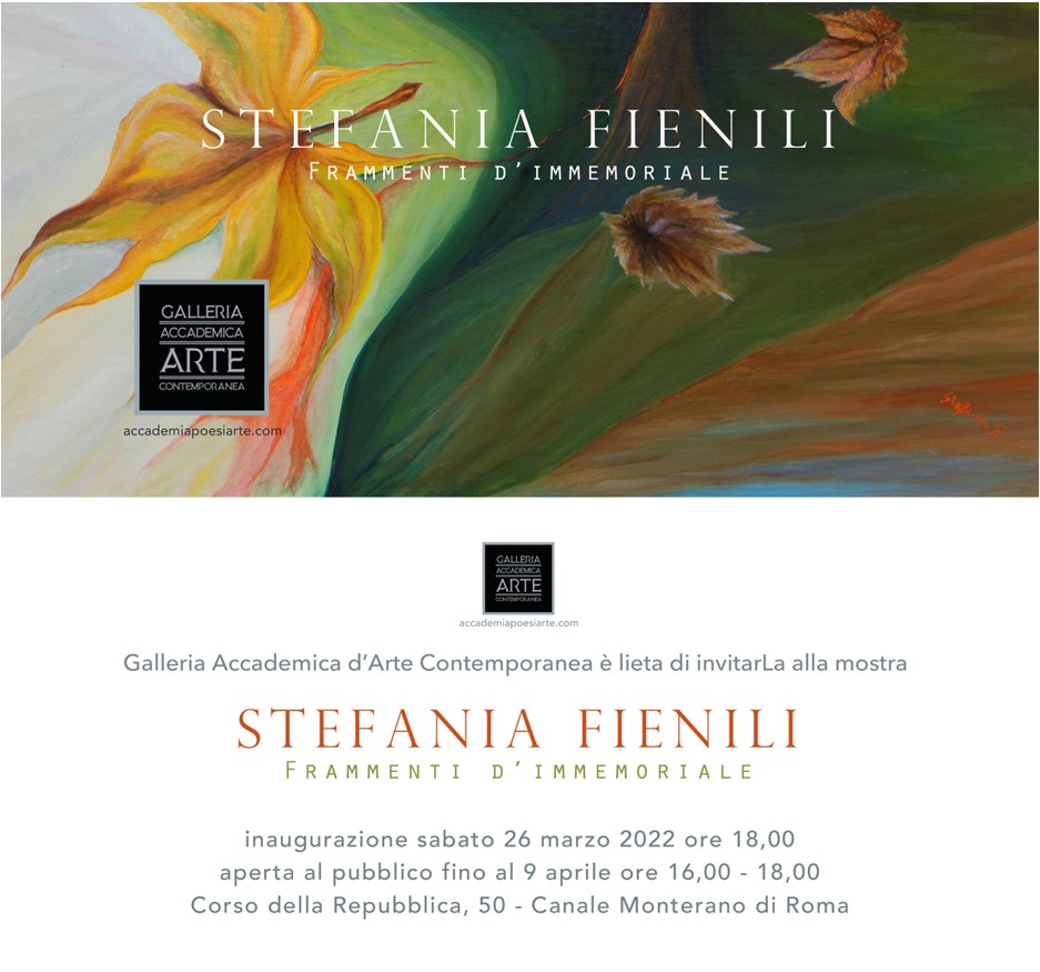 La Galleria Accademica presenta Stefania Fienili. Frammenti d’immemoriale.