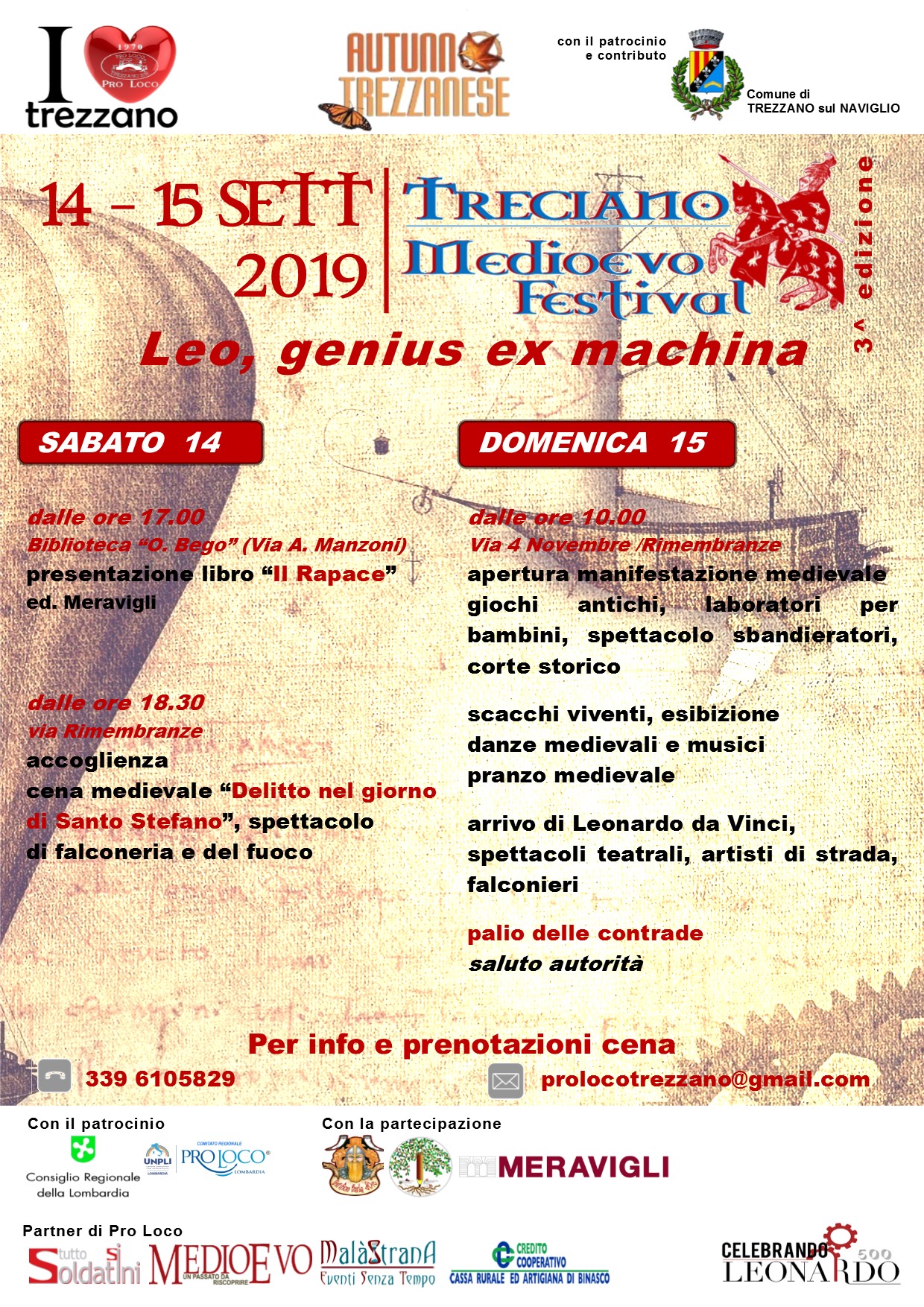 Treciano Medioevo Festival 2019 - Leo. genius ex machina